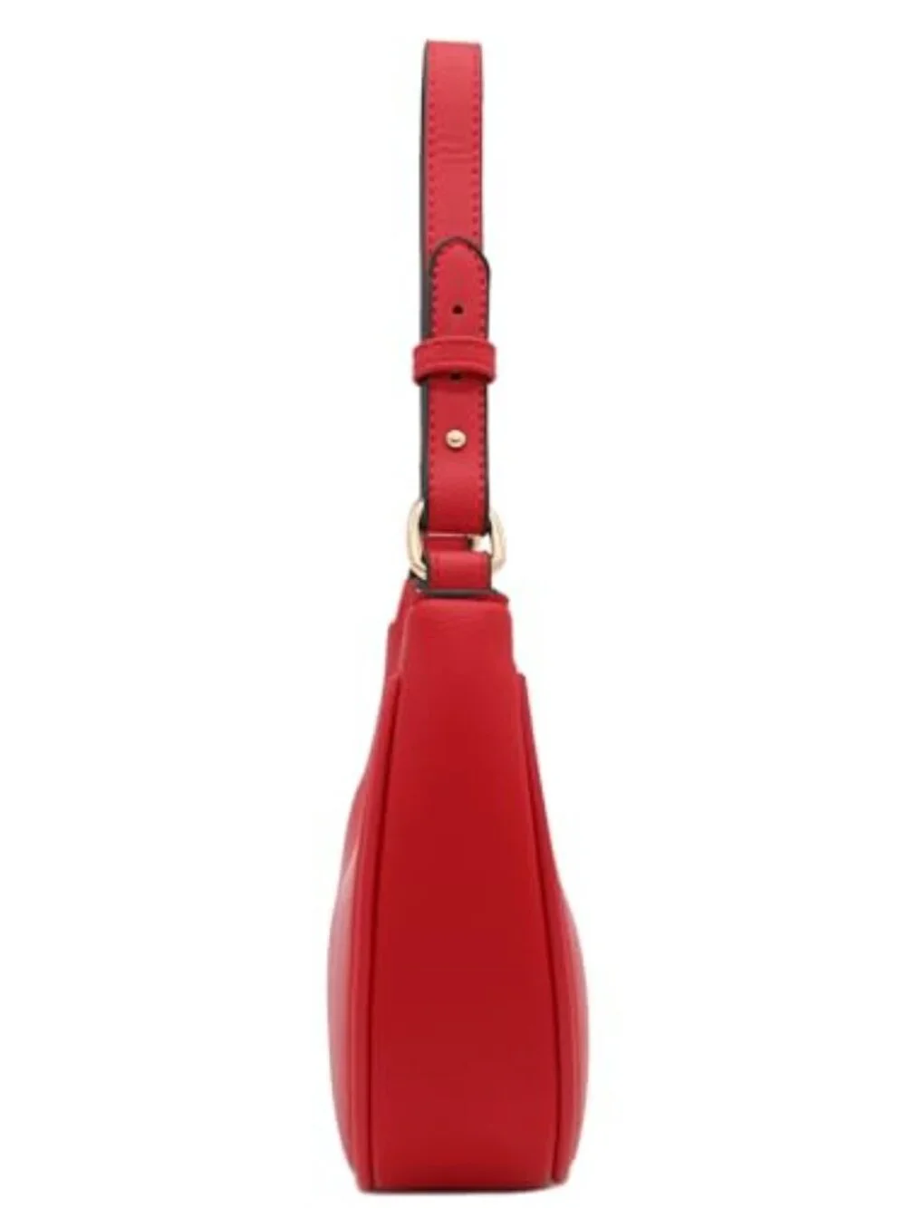 Small Crescent Shoulder Bag Underarm Purse - PU Leather